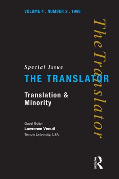 Cover of the book Translation and Minority by , Taylor and Francis