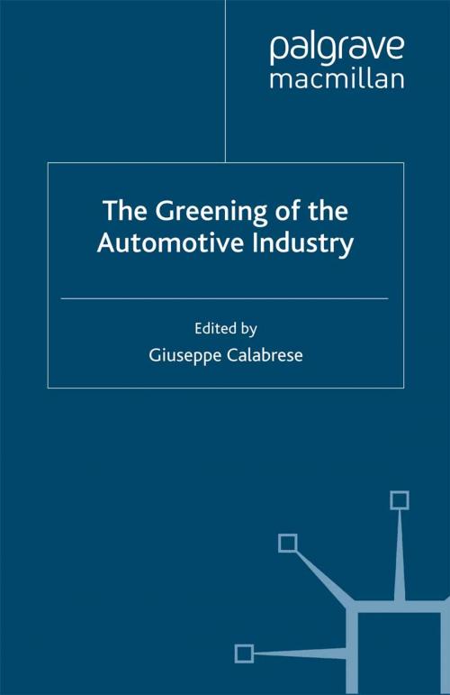 Cover of the book The Greening of the Automotive Industry by , Palgrave Macmillan UK