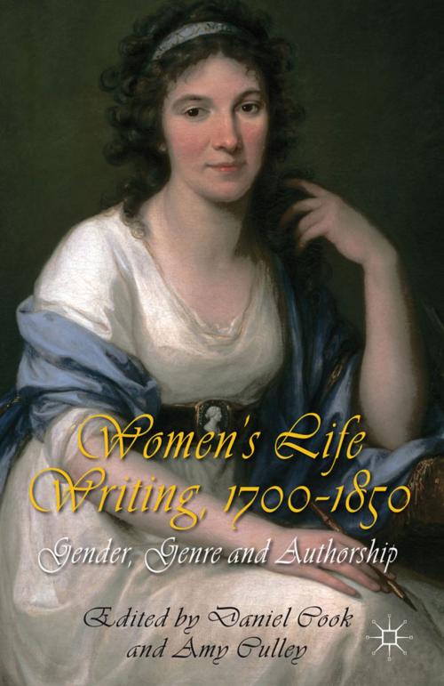 Cover of the book Women's Life Writing, 1700-1850 by , Palgrave Macmillan UK