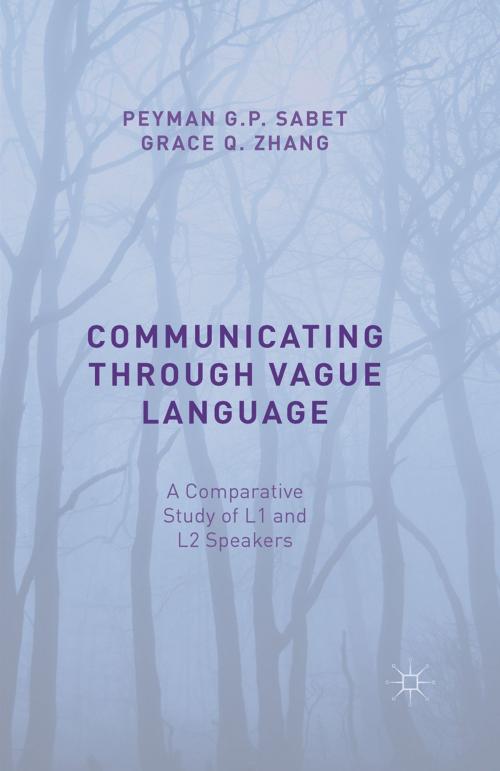 Cover of the book Communicating through Vague Language by Grace Q. Zhang, Peyman G.P. Sabet, Palgrave Macmillan UK