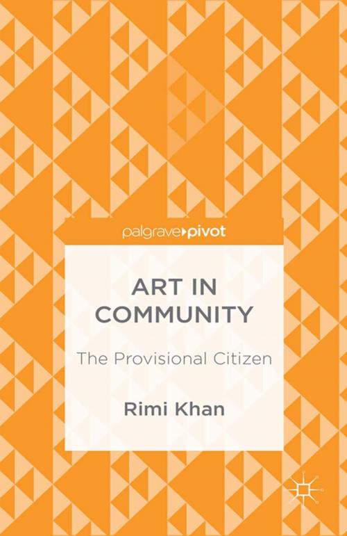 Cover of the book Art in Community by Rimi Khan, Palgrave Macmillan UK
