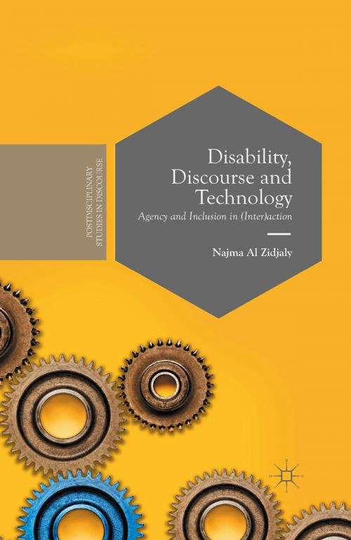 Cover of the book Disability, Discourse and Technology by Najma Al Zidjaly, Palgrave Macmillan UK