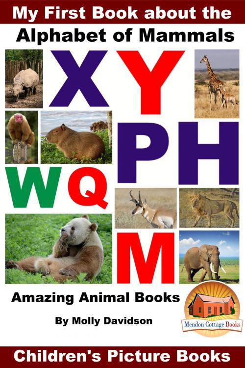 Cover of the book My First Book about the Alphabet of Mammals: Amazing Animal Books - Children's Picture Books by Molly Davidson, Mendon Cottage Books