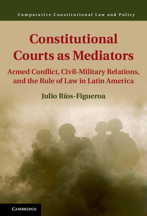 Cover of the book Constitutional Courts as Mediators by Julio Ríos-Figueroa, Cambridge University Press