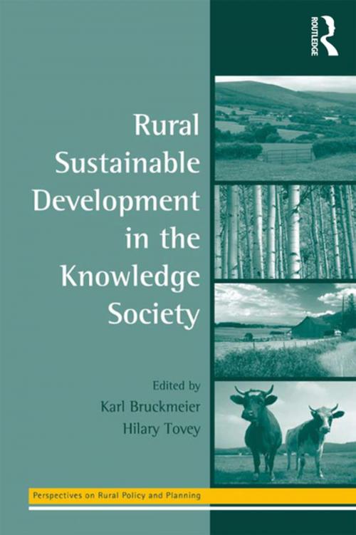 Cover of the book Rural Sustainable Development in the Knowledge Society by Hilary Tovey, Taylor and Francis