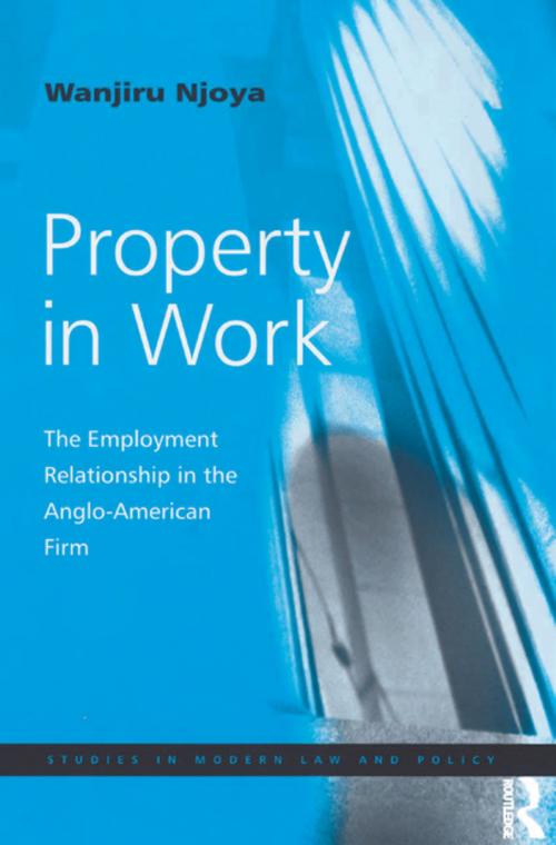 Cover of the book Property in Work by Wanjiru Njoya, Taylor and Francis