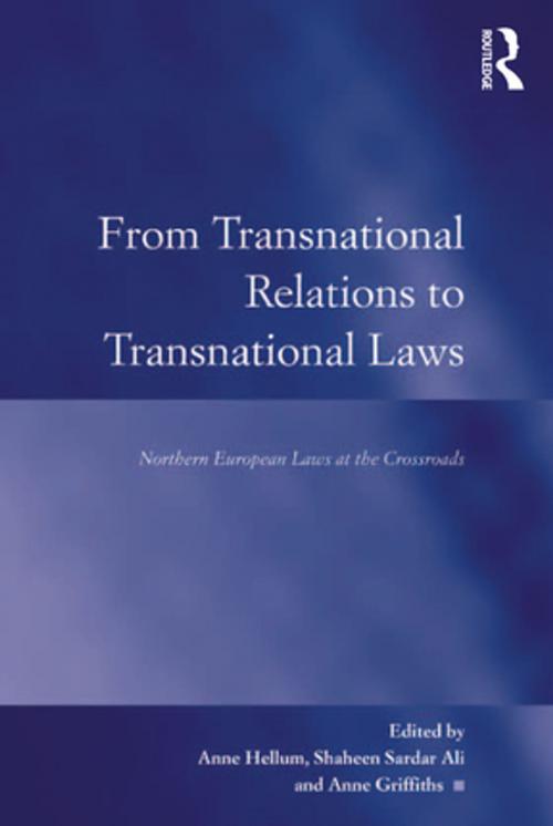 Cover of the book From Transnational Relations to Transnational Laws by Shaheen Sardar Ali, Anne Griffiths, Taylor and Francis