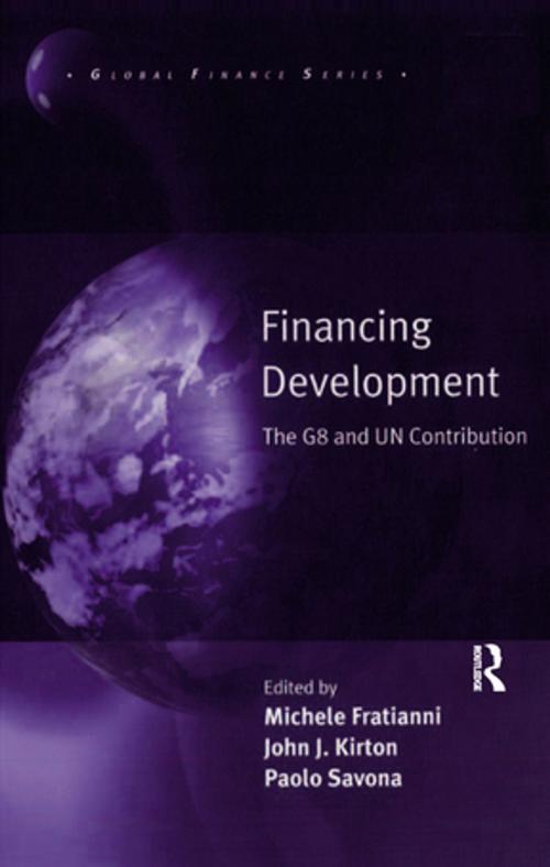 Cover of the book Financing Development by Michele Fratianni, Taylor and Francis