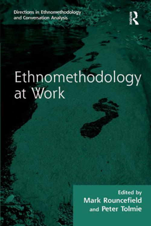 Cover of the book Ethnomethodology at Work by , Taylor and Francis