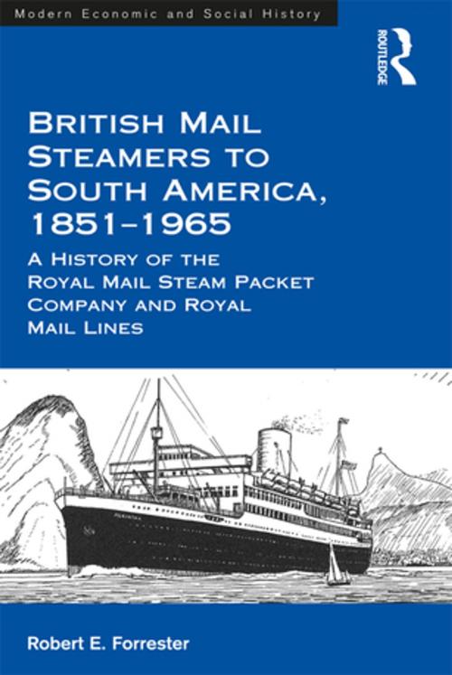 Cover of the book British Mail Steamers to South America, 1851-1965 by Robert E. Forrester, Taylor and Francis