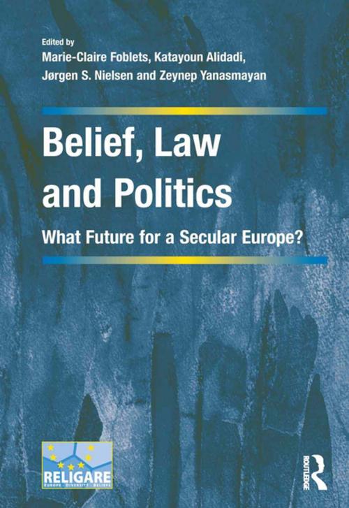 Cover of the book Belief, Law and Politics by , Taylor and Francis