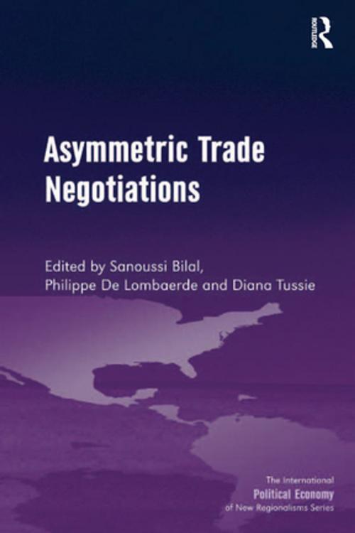 Cover of the book Asymmetric Trade Negotiations by Sanoussi Bilal, Taylor and Francis