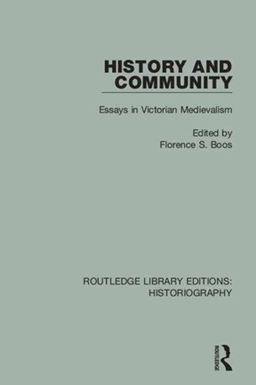 Cover of the book History and Community by , Taylor and Francis