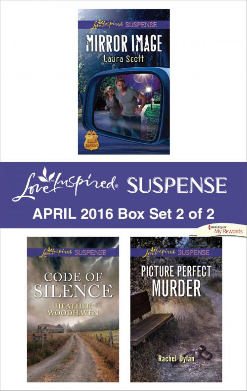 Cover of the book Harlequin Love Inspired Suspense April 2016 - Box Set 2 of 2 by Laura Scott, Heather Woodhaven, Rachel Dylan, Harlequin