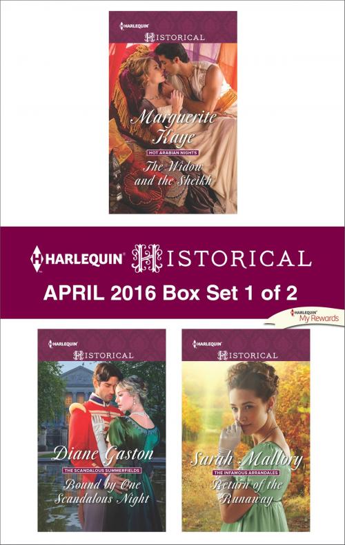 Cover of the book Harlequin Historical April 2016 - Box Set 1 of 2 by Marguerite Kaye, Diane Gaston, Sarah Mallory, Harlequin