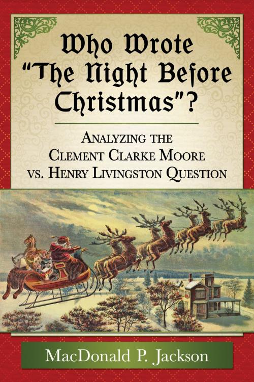 Cover of the book Who Wrote "The Night Before Christmas"? by MacDonald P. Jackson, McFarland & Company, Inc., Publishers