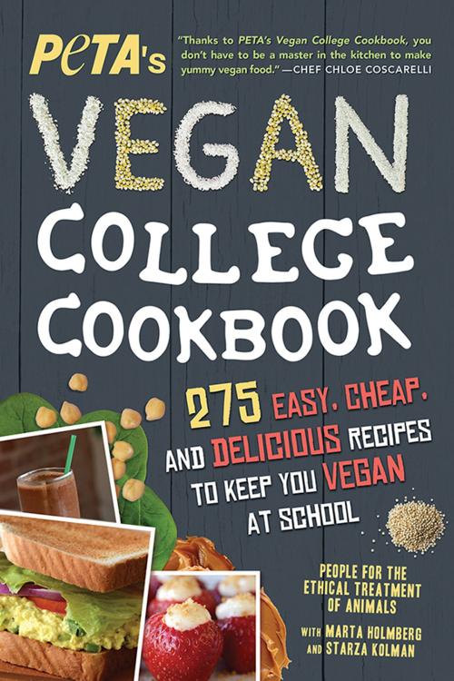 Cover of the book PETA'S Vegan College Cookbook by PETA, Sourcebooks