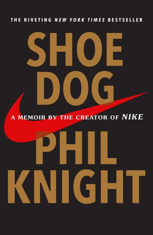 Cover of the book Shoe Dog by Phil Knight, Scribner
