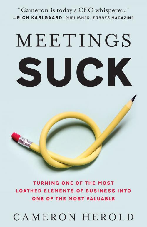Cover of the book Meetings Suck by Cameron Herold, Lioncrest Publishing