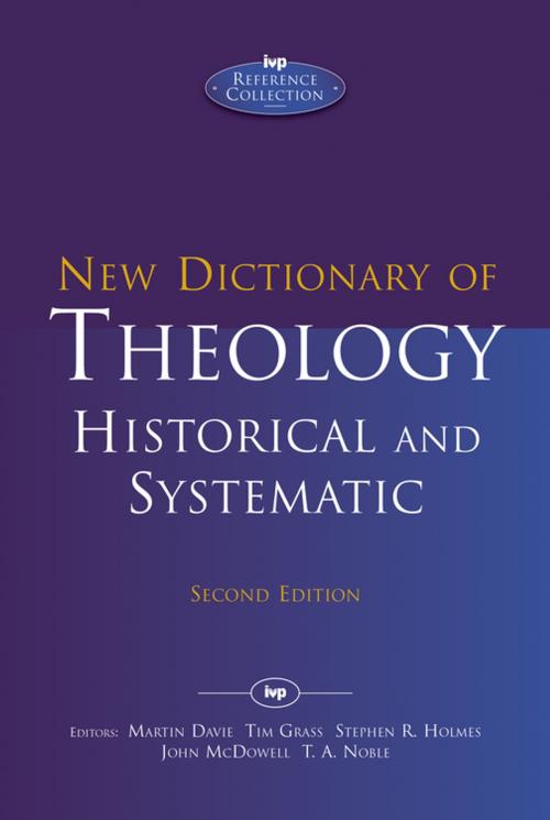 Cover of the book New Dictionary of Theology: Historical and Systematic (Second Edition) by Dr Martin Davie, Dr Tim Grass, Dr John McDowell, Dr Thomas Noble, Dr Stephen Holmes, IVP