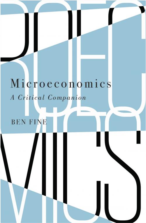 Cover of the book Microeconomics by Ben Fine, Pluto Press