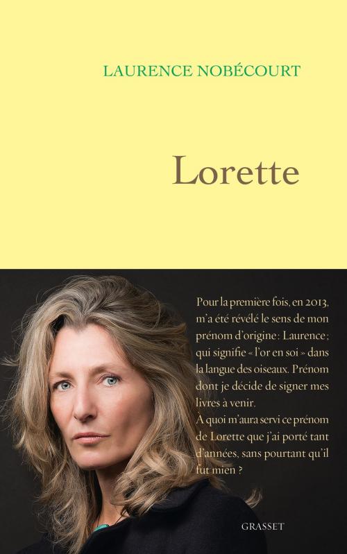 Cover of the book Lorette by Lorette Nobécourt, Grasset