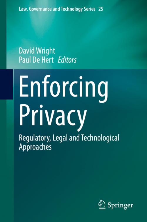 Cover of the book Enforcing Privacy by , Springer International Publishing