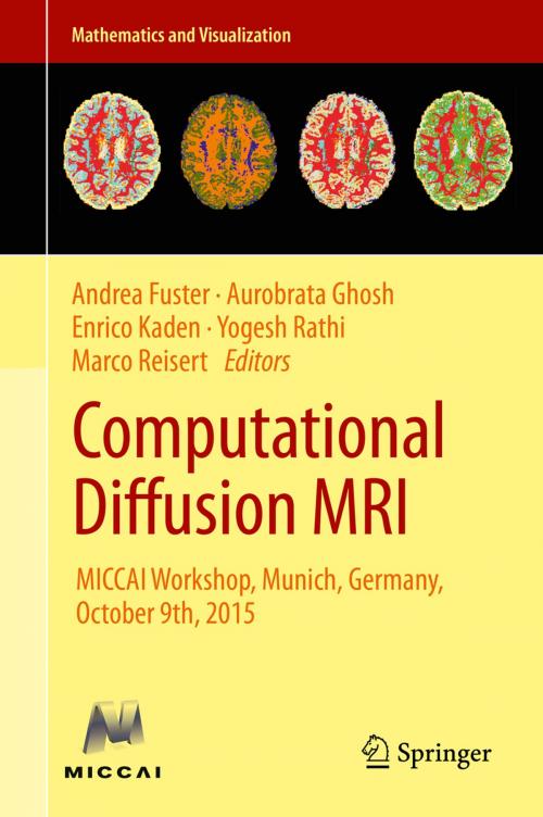 Cover of the book Computational Diffusion MRI by , Springer International Publishing