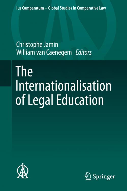 Cover of the book The Internationalisation of Legal Education by , Springer International Publishing