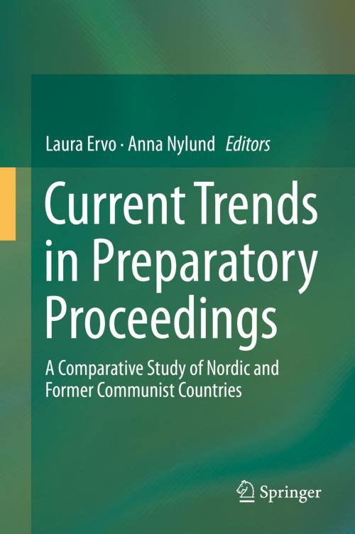 Cover of the book Current Trends in Preparatory Proceedings by , Springer International Publishing
