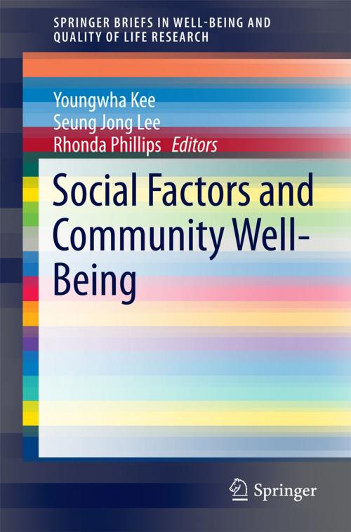 Cover of the book Social Factors and Community Well-Being by , Springer International Publishing