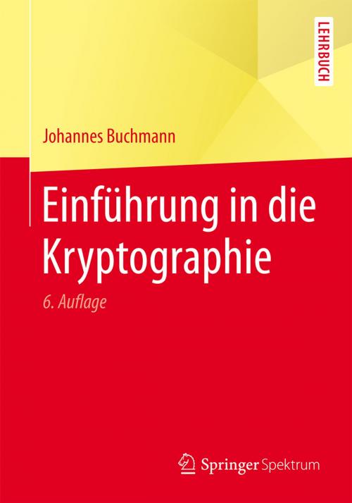 Cover of the book Einführung in die Kryptographie by Johannes Buchmann, Springer Berlin Heidelberg