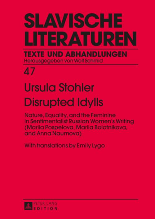 Cover of the book Disrupted Idylls by Ursula Stohler, Peter Lang