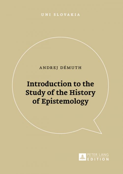 Cover of the book Introduction to the Study of the History of Epistemology by VEDA, Peter Lang