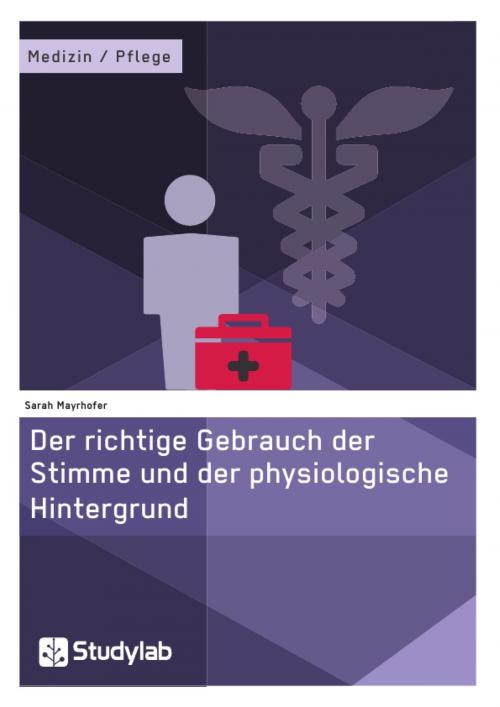 Cover of the book Der richtige Gebrauch der Stimme und der physiologische Hintergrund by Sarah Mayrhofer, Studylab