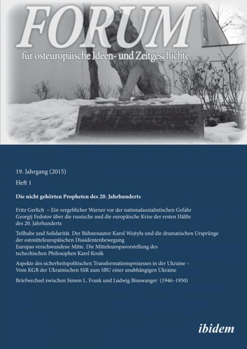 Cover of the book Forum für osteuropäische Ideen- und Zeitgeschichte by , Ibidem Press