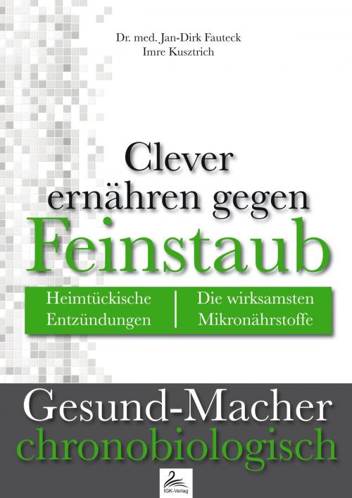 Cover of the book Clever ernähren gegen Feinstaub by Imre Kusztrich, Dr. med. Jan-Dirk Fauteck, IGK-Verlag