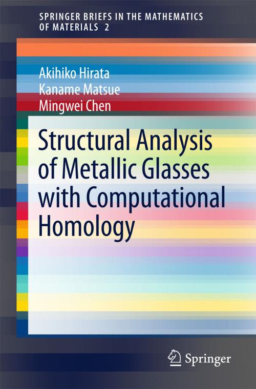 Cover of the book Structural Analysis of Metallic Glasses with Computational Homology by Akihiko Hirata, Kaname Matsue, Mingwei Chen, Springer Japan