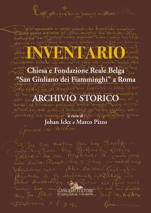 Cover of the book Inventario. Chiesa e Fondazione Reale Belga “San Giuliano dei Fiamminghi” a Roma by AA. VV., Gangemi Editore
