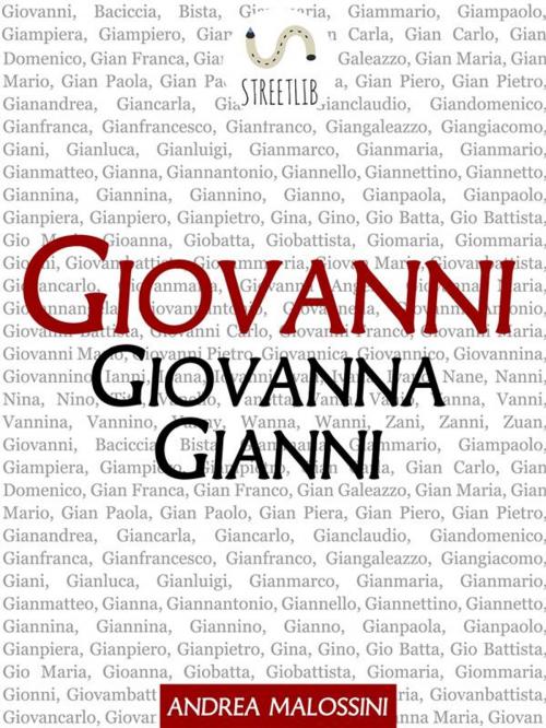 Cover of the book Giovanni by Andrea Malossini, Andrea Malossini