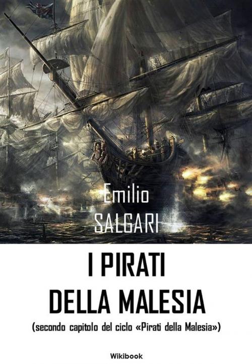 Cover of the book I pirati della Malesia by Emilio Salgari, Wikibook