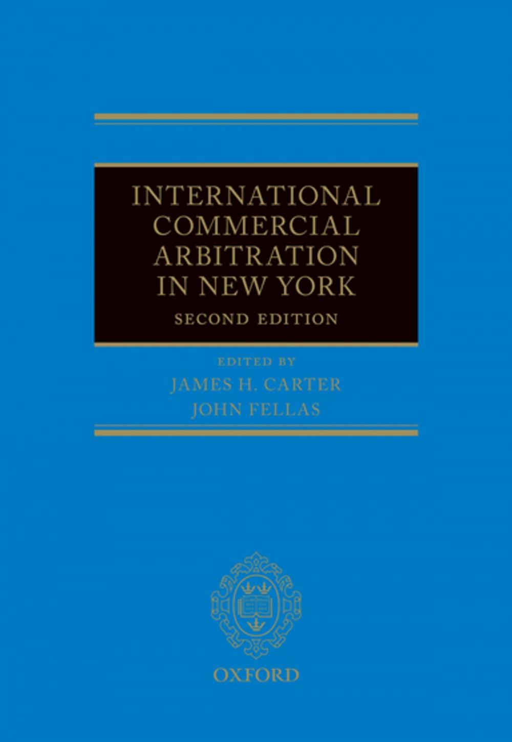 Big bigCover of International Commercial Arbitration in New York