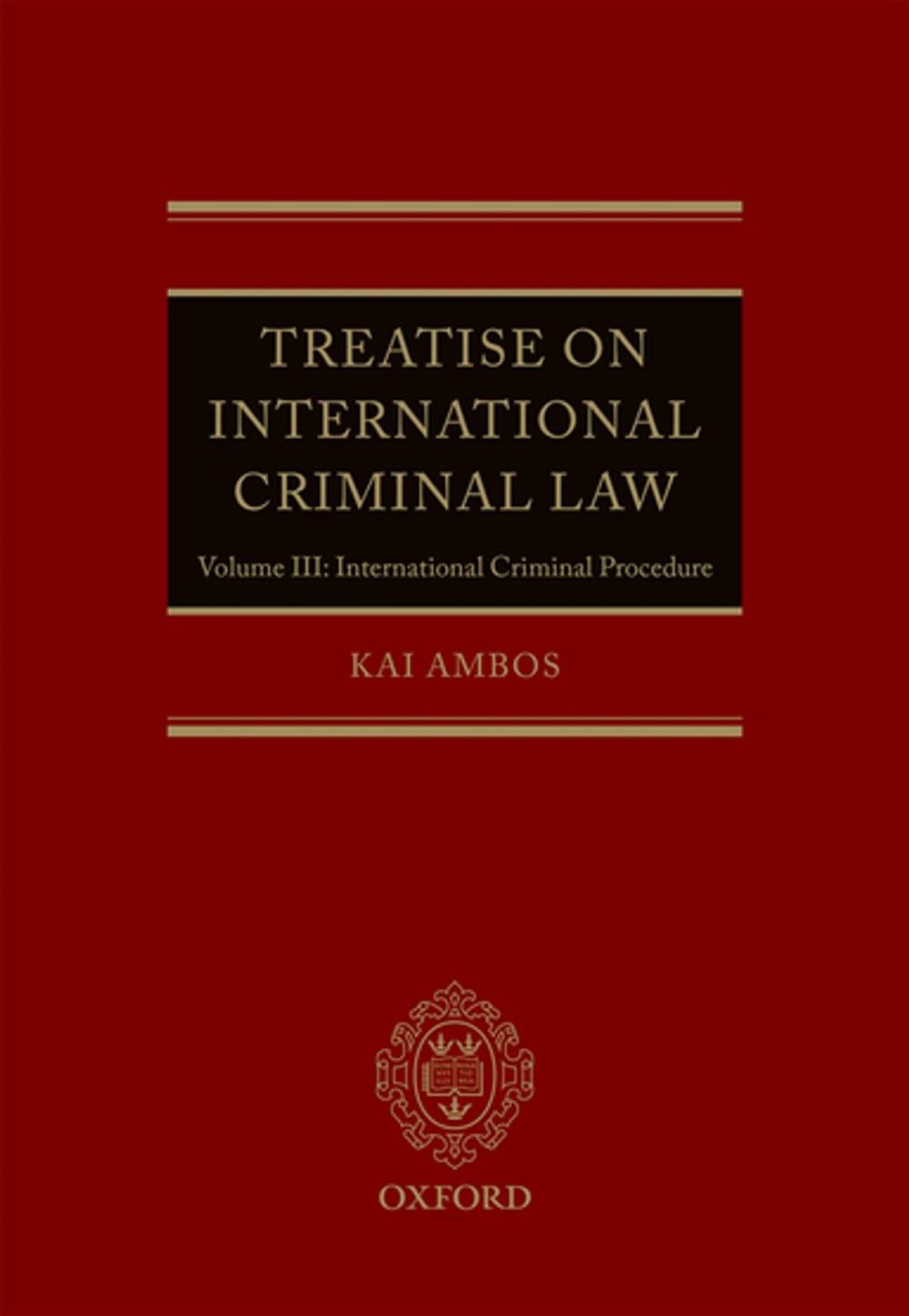 Big bigCover of Treatise on International Criminal Law