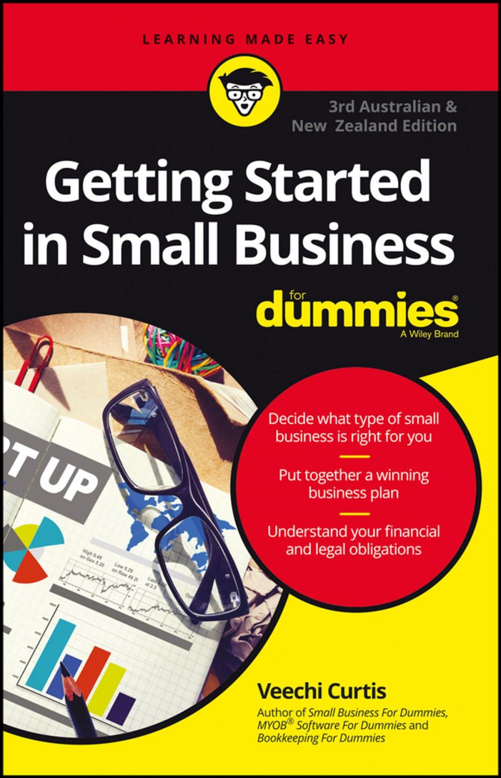 Big bigCover of Getting Started In Small Business For Dummies, Third Australian and New Zealand Edition