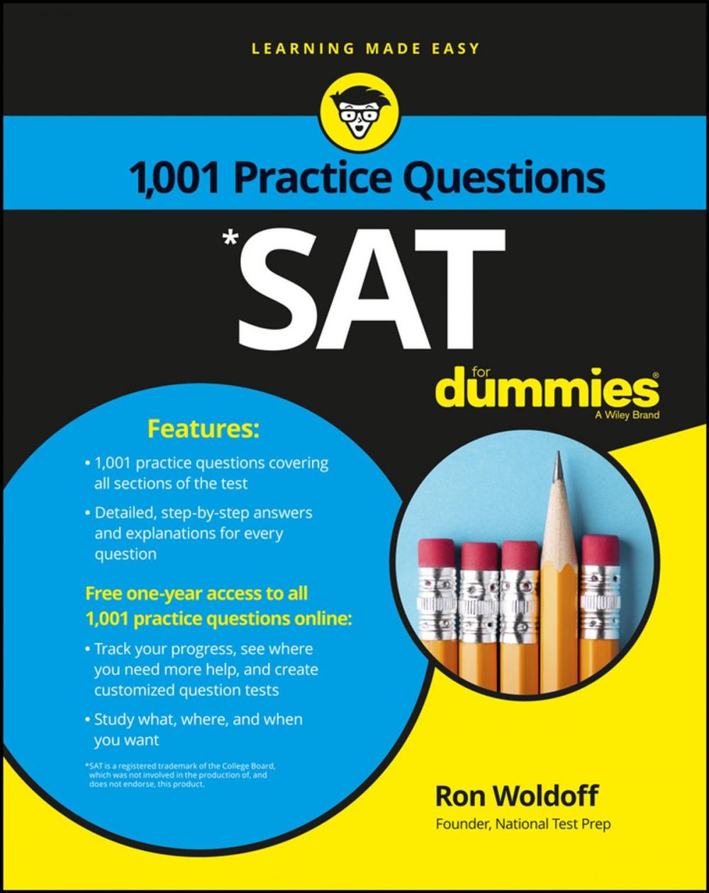 Big bigCover of 1,001 SAT Practice Questions For Dummies
