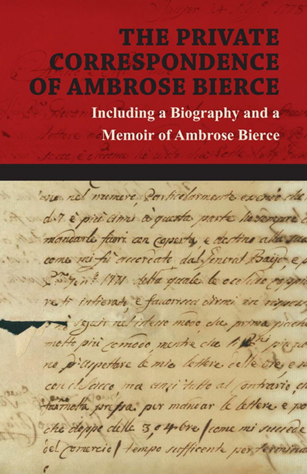 Big bigCover of The Private Correspondence of Ambrose Bierce