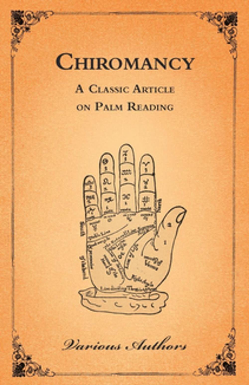 Big bigCover of Chiromancy - A Classic Article on Palm Reading