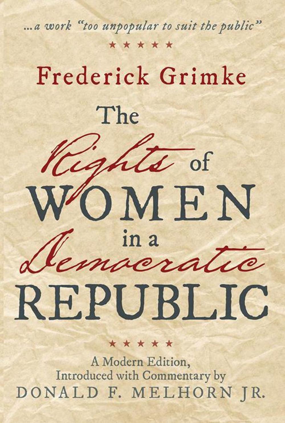 Big bigCover of The Rights of Women in a Democratic Republic