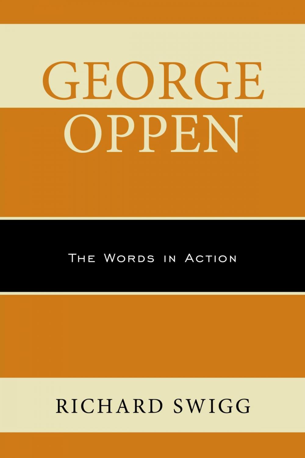 Big bigCover of George Oppen