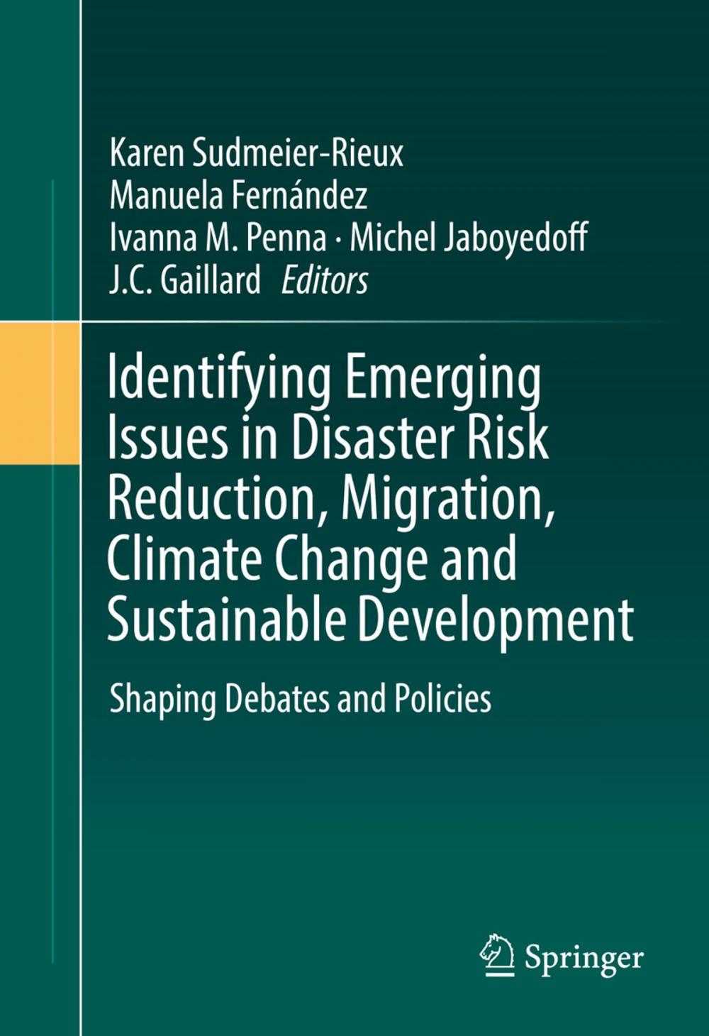 Big bigCover of Identifying Emerging Issues in Disaster Risk Reduction, Migration, Climate Change and Sustainable Development
